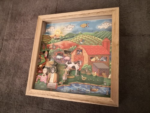 Charles fazzino the farm - charles, 3d