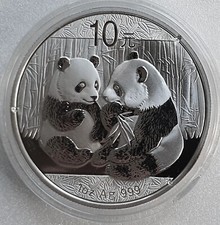 Silber china panda - china, 2009