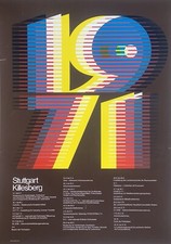 Original Siebdruck Plakat 70er