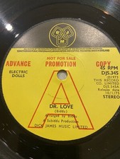 ELECTRIC DOLLS - 1973 Vinyl 45rpm 7” Demo - DR. LOVE 