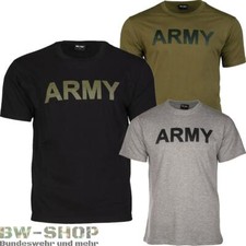 US T-SHIRT ARMY BEDRUCKT ARMEE
