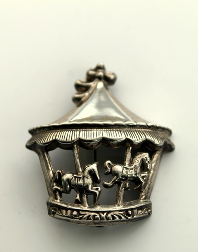 Brosche karusell sterling - /,