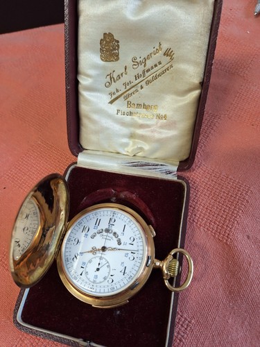 Schwere goldtaschenuhr - schwere,