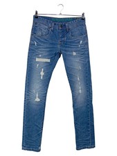ONE GREEN ELEPHANT Herren Destroyed Jeans W30/L34 Blau Casual