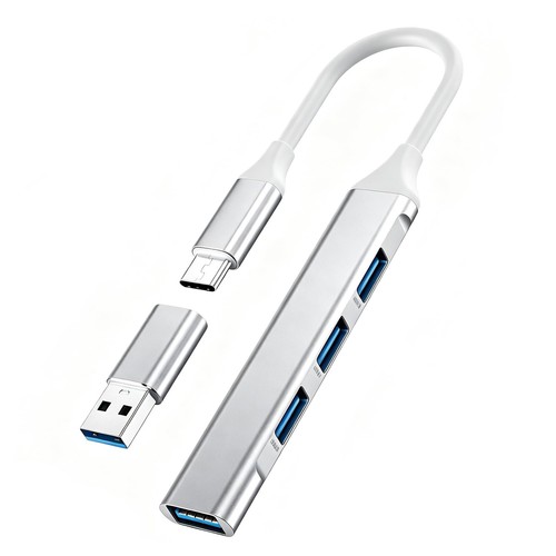Usb hub laptop tragbar ports - tragbar, 4
