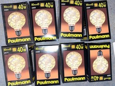 PAULMANN Globelampe 80mm 40W 230V Gold Light E27 - NEU