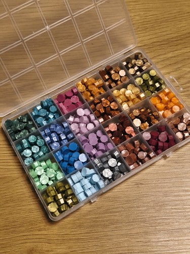 Wachssiegel set farben 600 - wachssiegel,
