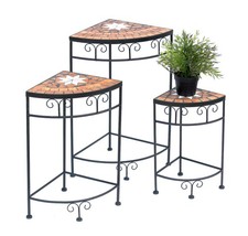 Blumenhocker mosaik 3er - blumenhocker, set
