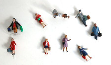 Preiser Noch Merten ? - H0 - Figuren Reisende Passanten ---- A 1149