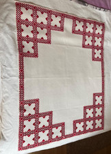 Hardanger Tischdecke / Handarbeit / Hardanger / Tischdecke 