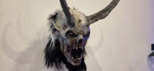 Holzmaske krampusmaske - holzmaske,