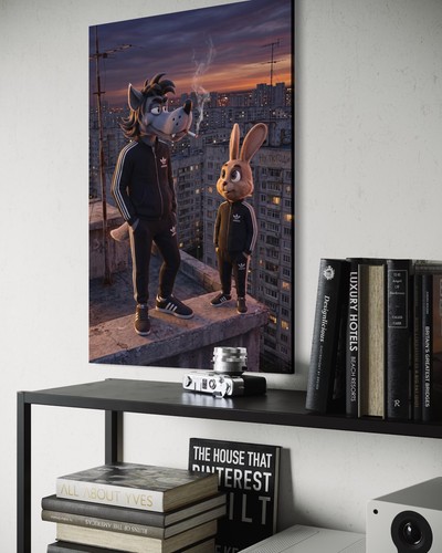 Pogodi leinwand bild pop - nu,