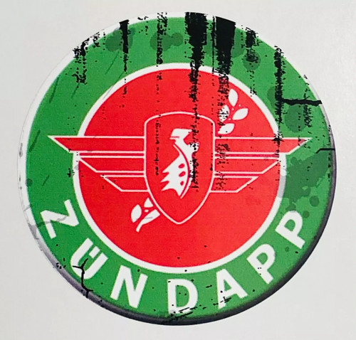 Zündapp aufkleber 8cm - aufkleber, kult