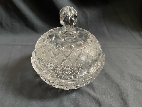 Vintage bleikristall runde - vintage,