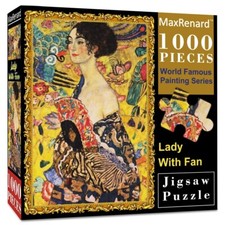 Lady mit Fächer Puzzle, 1000