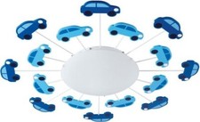 EGLO Deckenleuchte VIKI 1 Cars Deckenlampe ohne Leuchtmittel