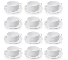 12er Set Suppentasse mit
