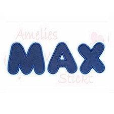 Kinder Aufnäher Name