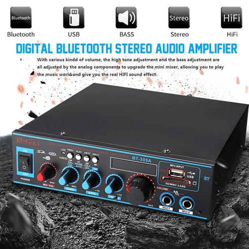 Stereo verstärker bluetooth - stereo,