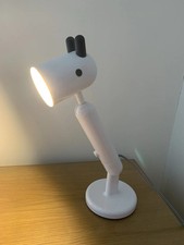 Ikea KRUX weiß Giraffe Tischleuchte LED Nachttischlampe -Schreibtisch Schweden
