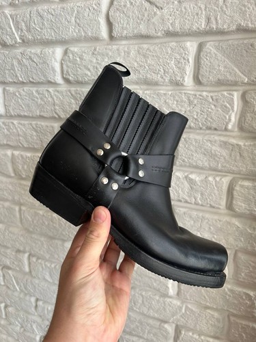 Black cowboy western - , leather