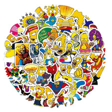 50x SIMPSONS Sticker Trickfilm