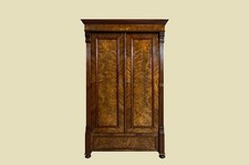 1880er Kleiderschrank ANTIK Gründerzeit Nußbaum Schrank von 1880