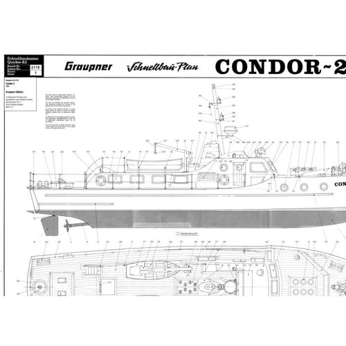 Bauplan condor modellbauplan - 2,