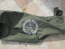 USMC Bulldogge Denim Seesack Canvas Duffle Bag US Army Property of Marine Corps