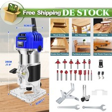 Oberfräse Kantenfräse Tischfräsmaschine Fräsmaschine Holzfräse 2000W Fräse 6-8mm