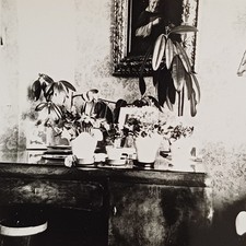Wohnzimmer Interieur Kaminsims