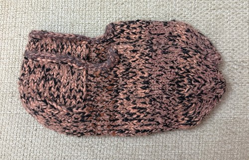 Handgestrickte hausschuhe - handgestrickte,
