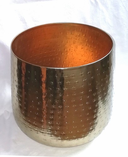 Große goldene vase - goldene, metall