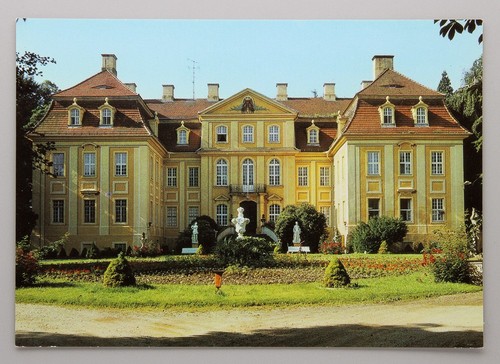 Postkarte barockschloß - -,