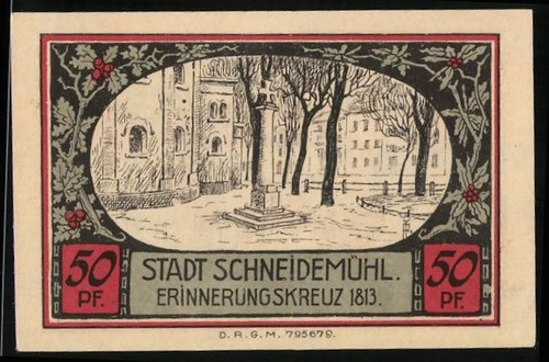 Notgeld schneidemühl pf - notgeld, 50