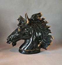 vintage Keramik Pferdekopf