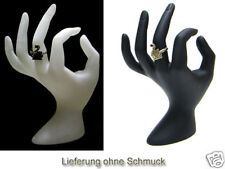 2 x "OK"Dekorative Schmuckhand standfest Ringehalter