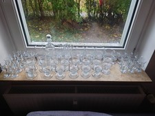 Original riesen Holmegaard Gläser/Karaffe/Stößel-Set, dänisches Design, Nachlass