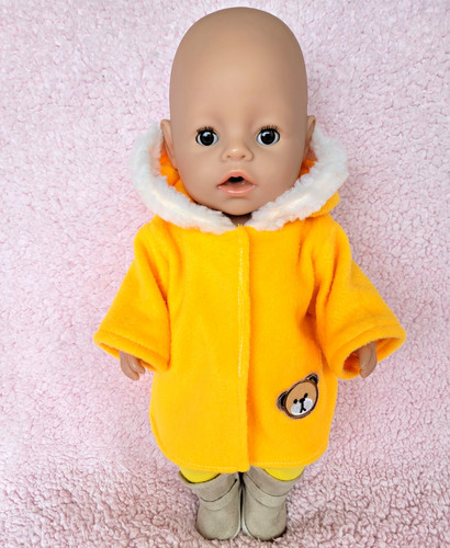 Puppenkleidung fleecejacke - puppenkleidung,