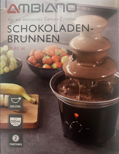Ambiano schokoladen brunnen - ambiano, schokoladen-brunnen