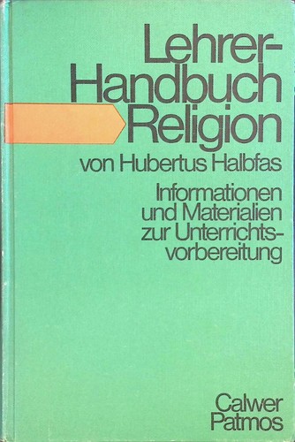 Lehrerhandbuch religion - lehrerhandbuch,