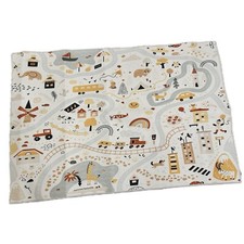 Kinder Spielteppich mit Straßen und Stadtmotiven - Modernes Design