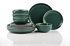 Tafelservice HALO 12tlg in grün|gelb|pink / Retsch Arzberg Geschirr / Steinzeug
