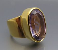 REIF-DESIGN - AMETHYST RING - HANDARBEIT - UNIKAT AUS EIGENER GOLDSCHMIEDE