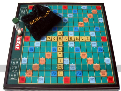 Scrabble prestige edition - scrabble,