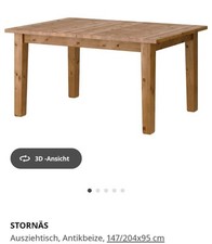 Gebrauchter Schöner Vollholztisch