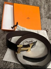 Hermes Paris Herrengürtel ungetragen 100cm 38mm mit Schließe