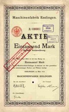 Maschinenfabrik Esslingen 1912