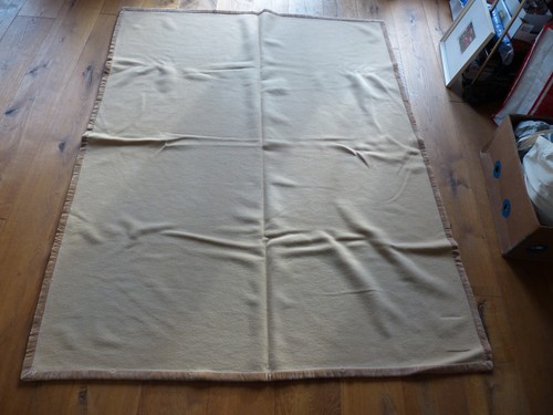 Wolldecke wolle beige firma - wolle,