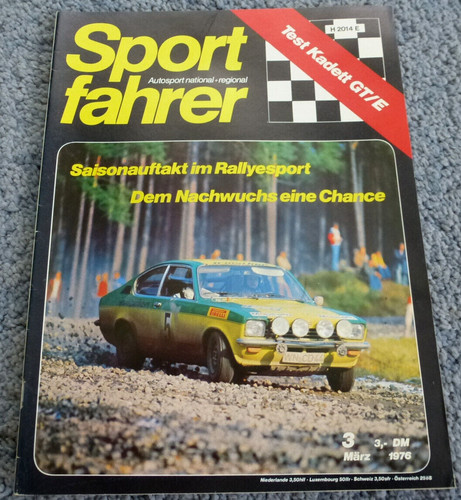 Sportfahrer 1976 opel - 3/1976, kadett